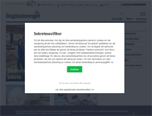 Tablet Screenshot of ostgota.lokaltidningen.se