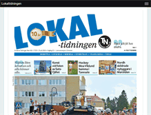 Tablet Screenshot of lokaltidningen.nu